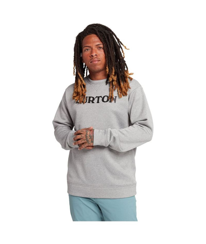 Sweat Homme Burton Oak Pullover Crew Grey