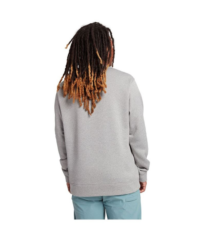 Sudadera Burton Oak Pullover Crew Hombre Gris
