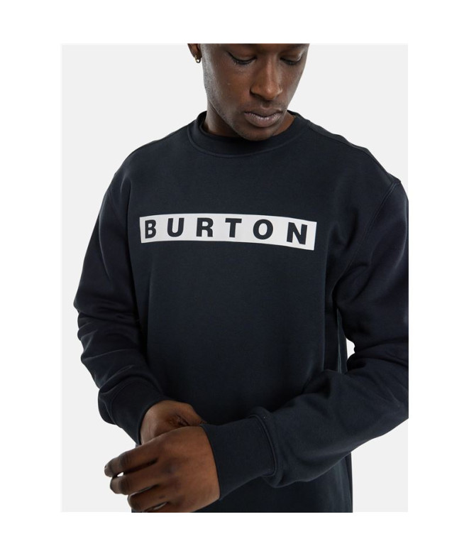 Sudadera Burton Vault Crewneck Negro