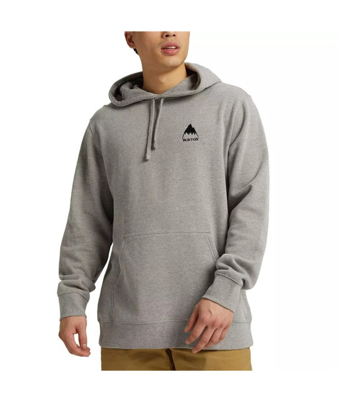 Sweat Burton Mountain Pullover Hoodie Grey