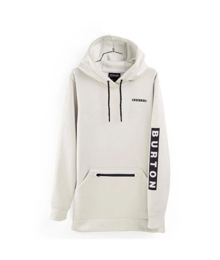 Sudadera Burton Oak Long Pullover Hoodie Blanco