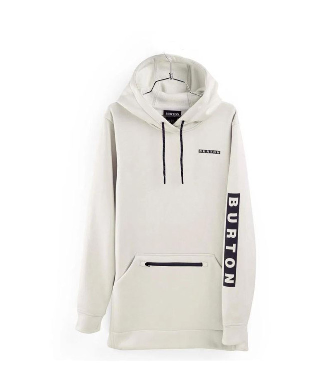 Sweatshirt Burton Oak Long Pullover Hoodie Branco