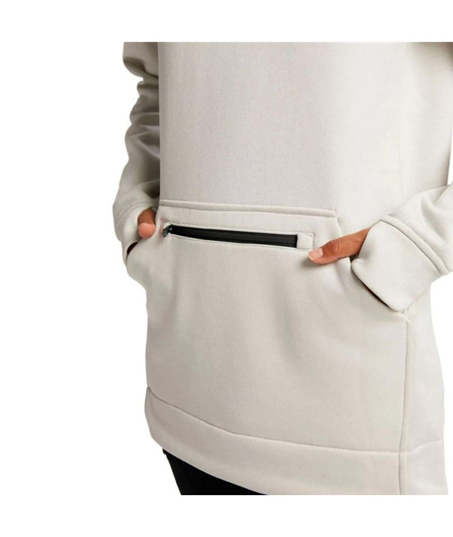 Sudadera Burton Oak Long Pullover Hoodie Blanco