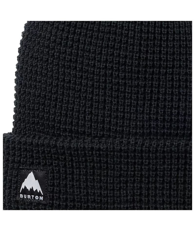 Gorro Burton Recycled Waffle Negro
