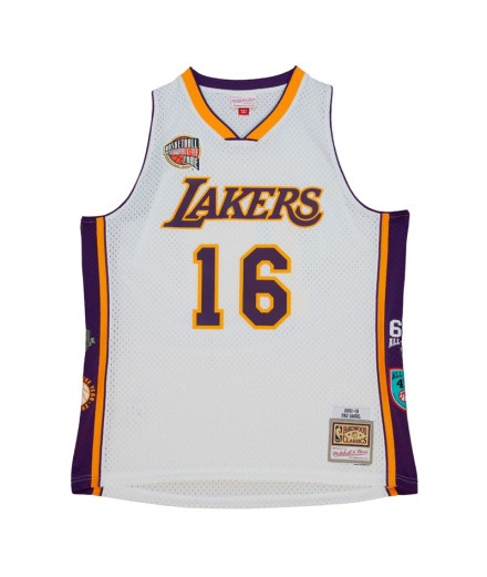 Camiseta basquetebol de Mitchell e Ness Lakers Pau Gasol
