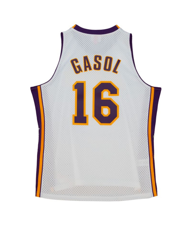 T-shirt basket-ball de Mitchell and Ness Lakers...