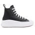 Chaussures Converse Chuck Taylor All Star Move Hi Noir/Noir/Blanc Fille