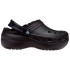 Tamancos Crocs Tamanco clássico forrado com plataforma Preto Mulher