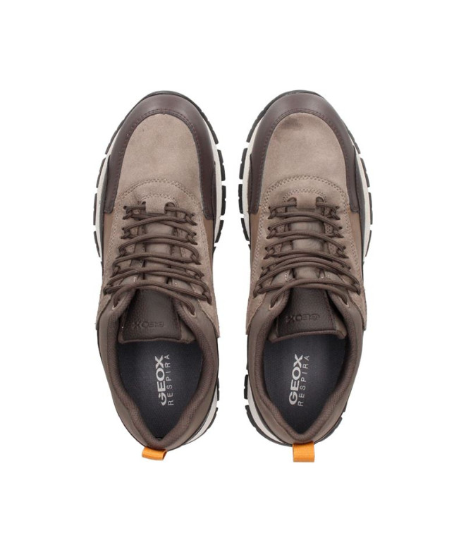 Chaussures Geox Doray Abx Dk Café/Dove Gris