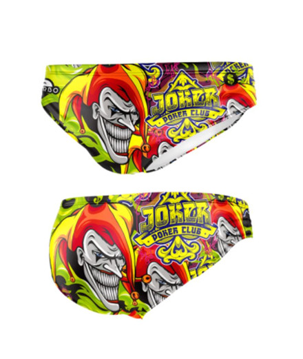 Maillot de bain Turbo Homme Waterpolo Joker New Red printed