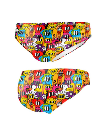 Fato de banho Homem Waterpolo TurboFun Comic Amarelo...