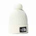 Gorro de Montaña The North Face Logo Box Pom White