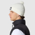Gorro de Montaña The North Face Logo Box Pom White