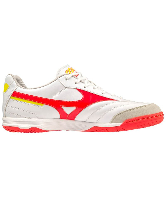 Sapatilhas de Futebol Sala Mizuno Morelia Classic IN Quarto Branco