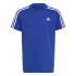 Camiseta infantil Corte clásico canalé Punto 100% algodón adidas