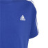 Camiseta infantil Corte clásico canalé Punto 100% algodón adidas