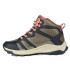 Bottes de montagne Hi-Tec Toubkal Mid Waterproof Noir/Taupe/Georgia Peach Femme