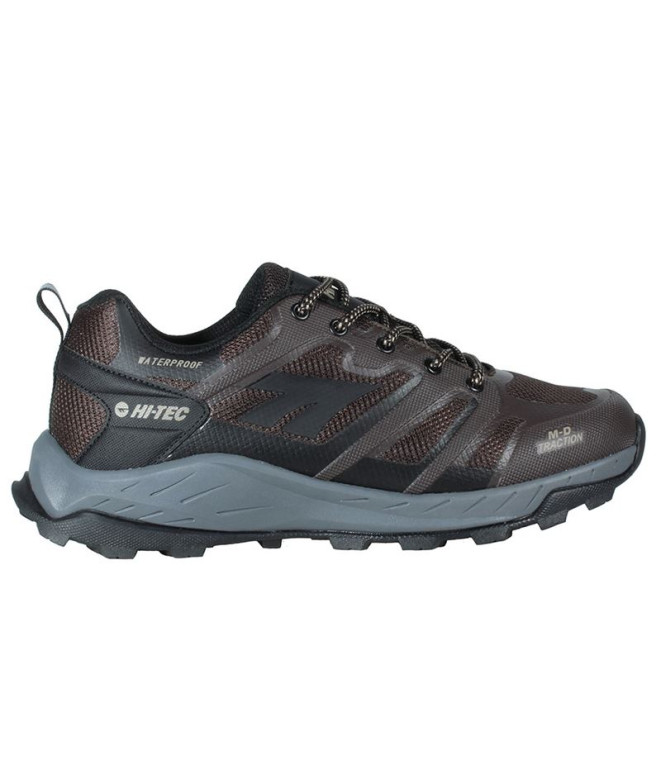 Sapatilhas running de montanha Hi-Tec Toubkal Low Waterproof Chocolate/Black Man