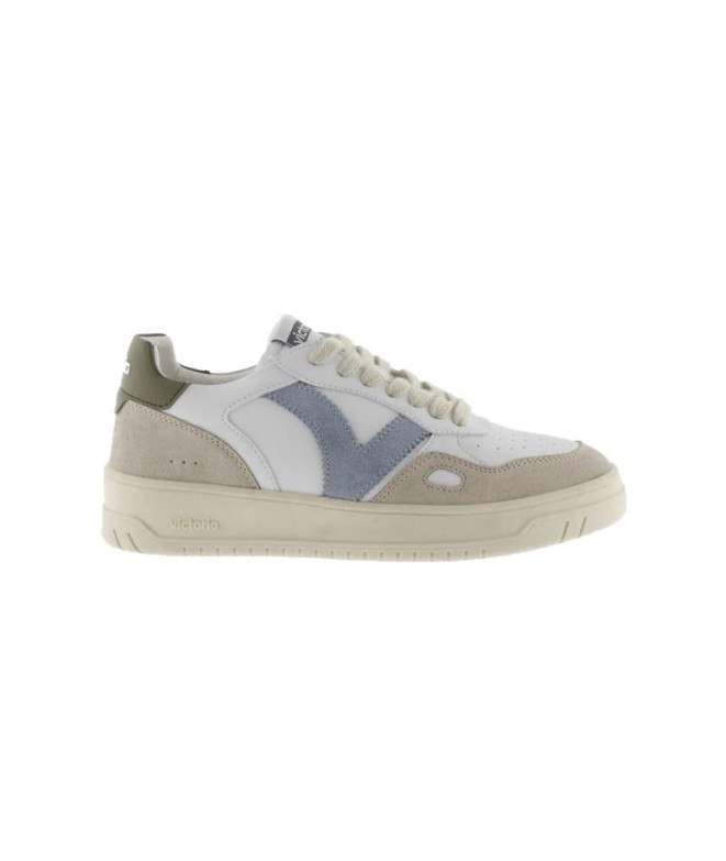 Sapatilhas Victoria Seul Leather & Suede Effect Mulher Khaki