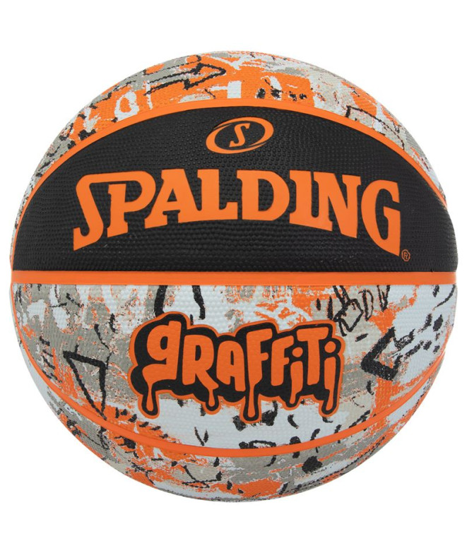 Bola de basquetebol Spalding Laranja Graffiti Sz7 Borracha