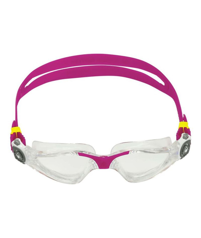 Lunettes de natation Aqua Sphere Kayenne Small Raspberry Lenses Clear Children's Swimming Glasses