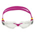 Lunettes de natation Aqua Sphere Kayenne Small Raspberry Lenses Clear Enfant