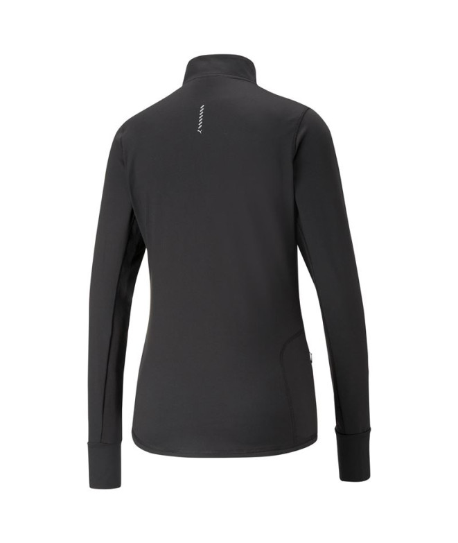 T-shirt Running de Puma Run Favorite 1/4 Zip Femme