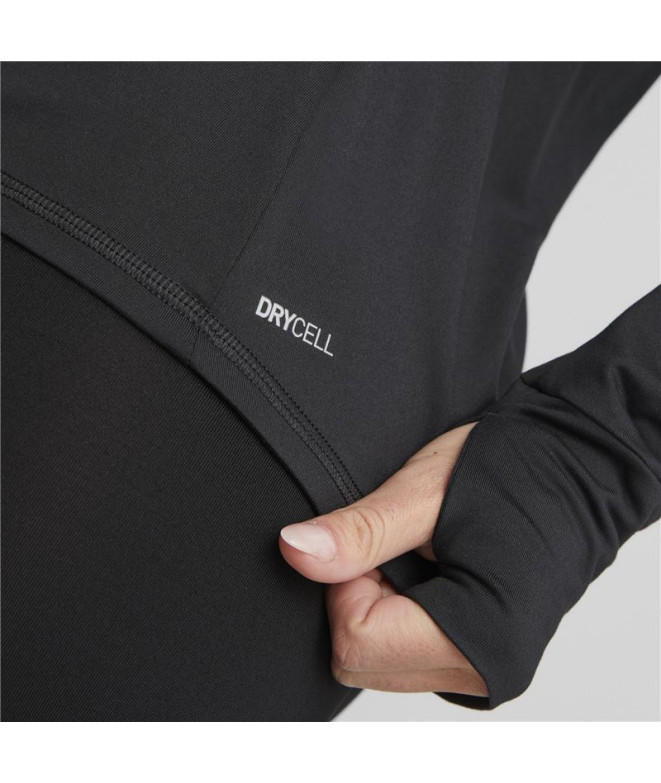 T-shirt Running de Puma Run Favorite 1/4 Zip Femme