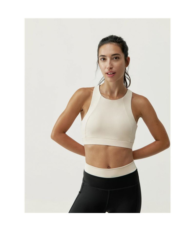 Top Born Living Yoga Fiorella Black/Tapioca Mujer