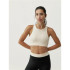 Top Born Living Yoga Fiorella Preto/Tapioca Mulher