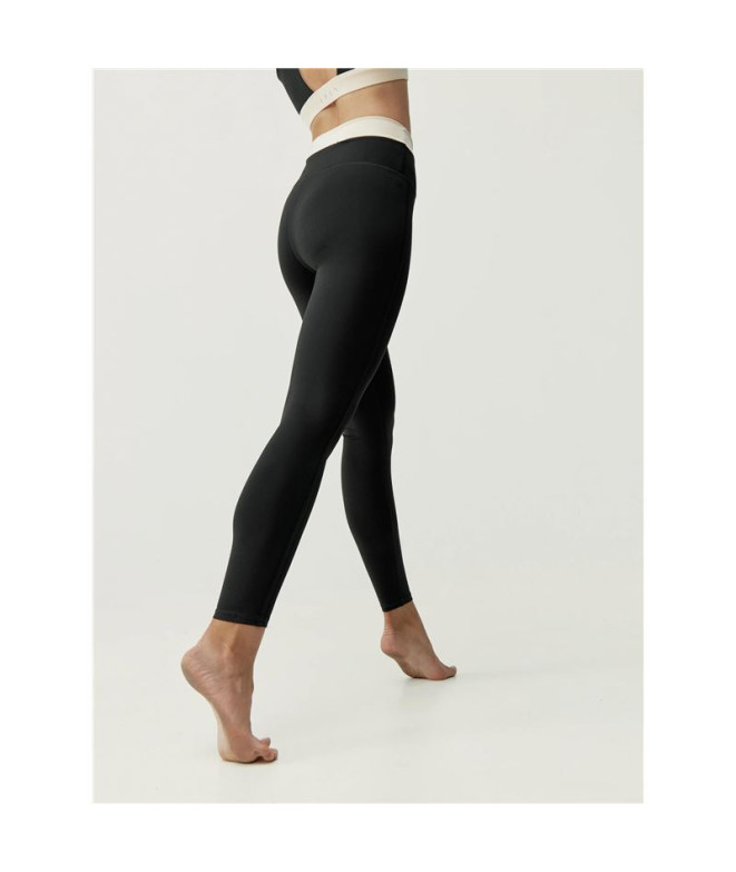 Mallas Born Living Yoga Fiorella Black/Tapioca...