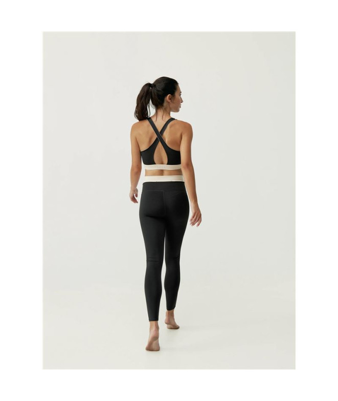 Mallas Born Living Yoga Fiorella Black/Tapioca...