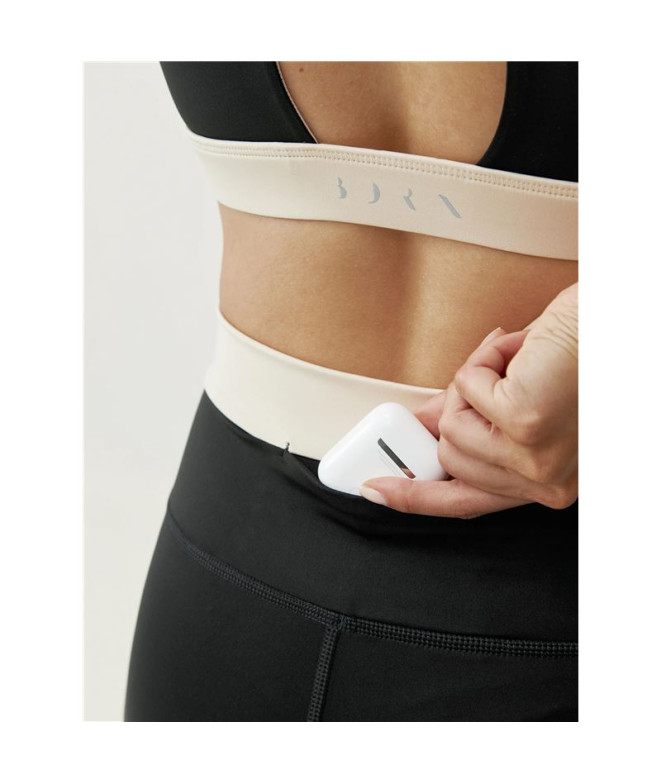 Leggings Born Living Yoga Fiorella Noir/Tapioca...