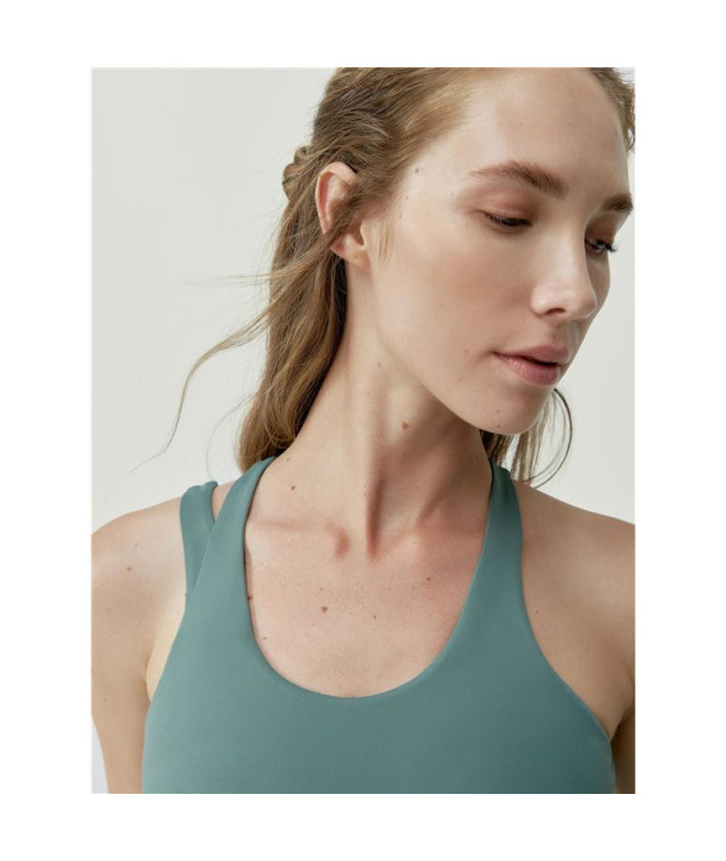 Top Born Living Yoga Ibai Oregano Mulher