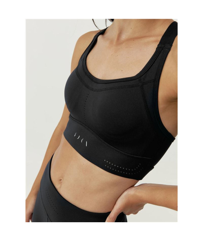 Top Born Living Yoga Unai Black Femme