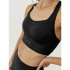 Top Born Living Yoga Unai Preto Mulher