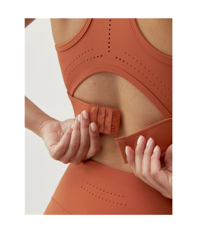 Top Born Living Yoga Unai Gingerbread Mujer