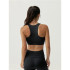 Top Born Living Yoga Agni Preto Mulher