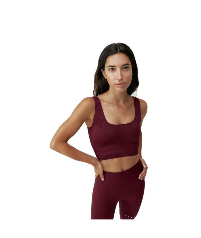 Top Born Living Yoga Yami Bordeaux Mulher