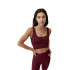 Top Born Living Yoga Yami Bordeaux Mulher