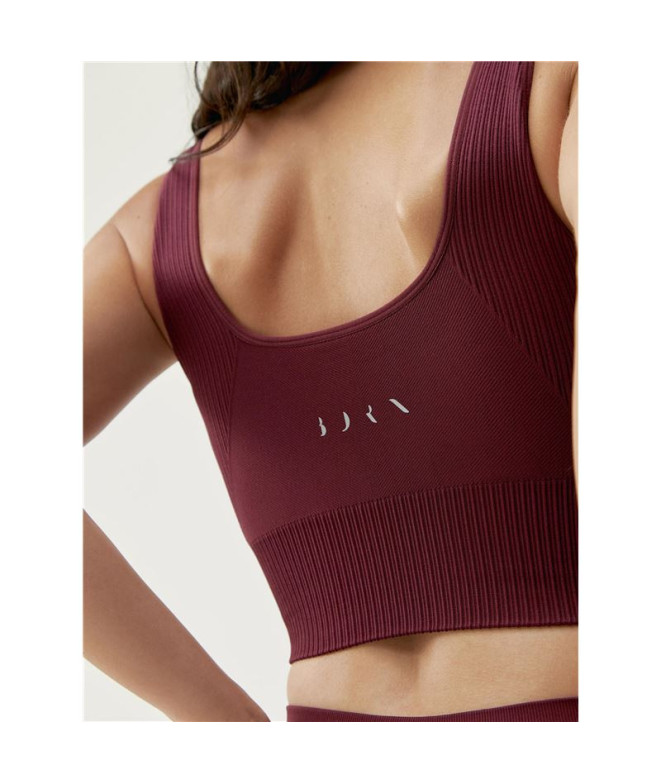 Top Born Living Yoga Yami Bordeaux Femme