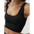 Top Yoga Nascido vivo Yami Preto Mulher