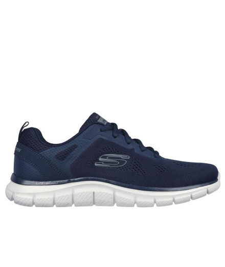 Chaussures Skechers Track - Broader Homme Navy Mesh/Pu