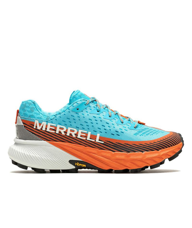 Chaussures de Trail Merrell Agility Peak 5 - Bleu Orange Femme