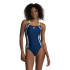 Bañador de Natación Arena Swim Pro Back Graphic Navy/Soft Green Mujer