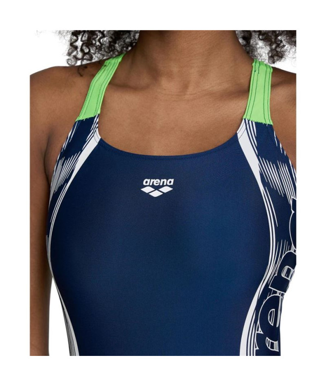Bañador de Natación Arena Swim Pro Back Graphic...