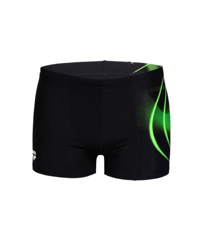 Fato de banho de Natação Arena Swim Short Graphic /Soft Green Homem black