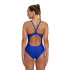 Bañador de Natación Arena Solid Swimsuit Mujer Neon Blue