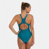 Bañador de Natación Arena Solid Swimsuit Mujer Deep Teal