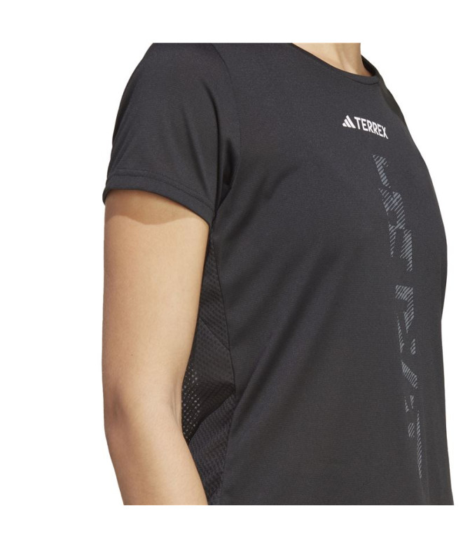 T-shirt de Trail adidas Agr Shirt Femme Black